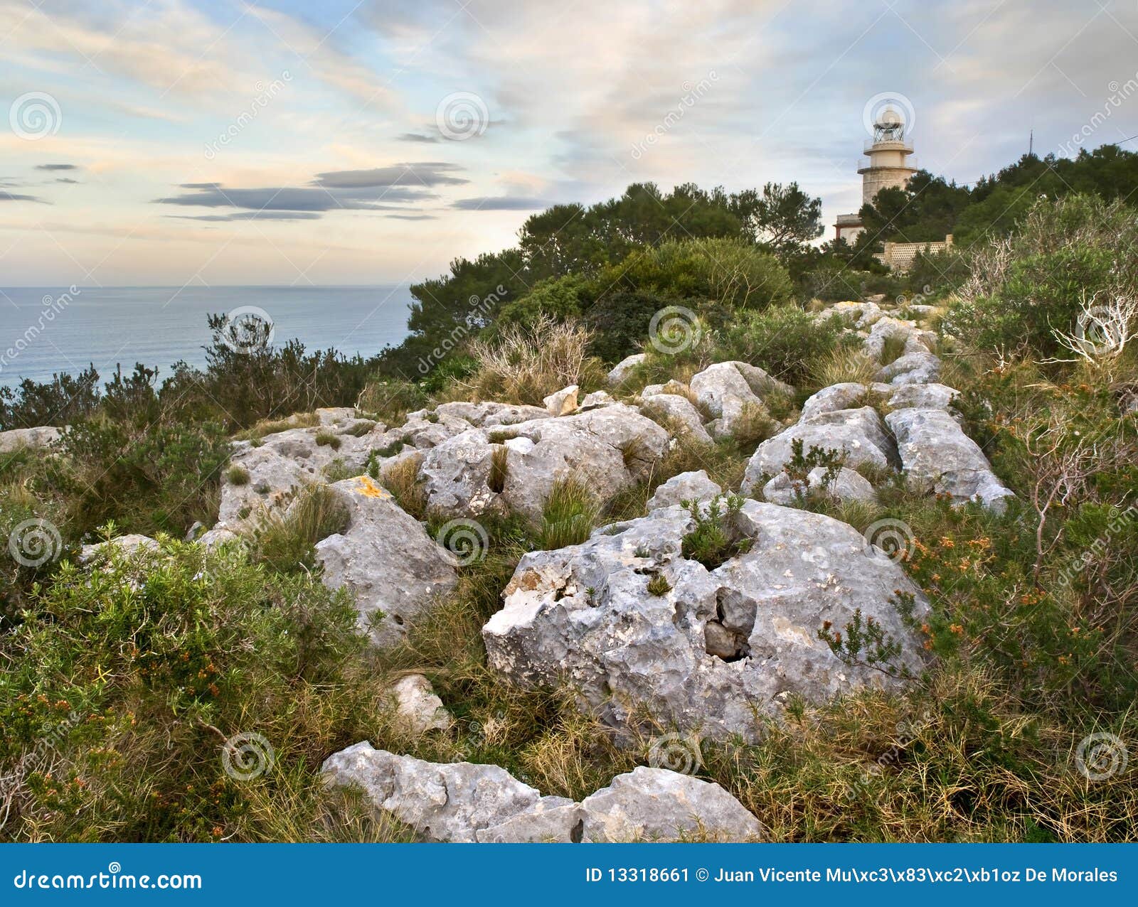 Mediterranean Lighthouse stock image. Image of mediterranean 13318661