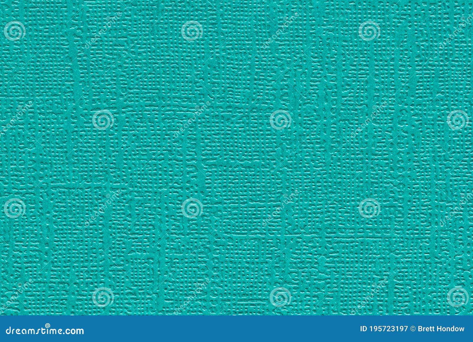 Medium Turquoise Colored Plain Textured Cardstock Background. Stock