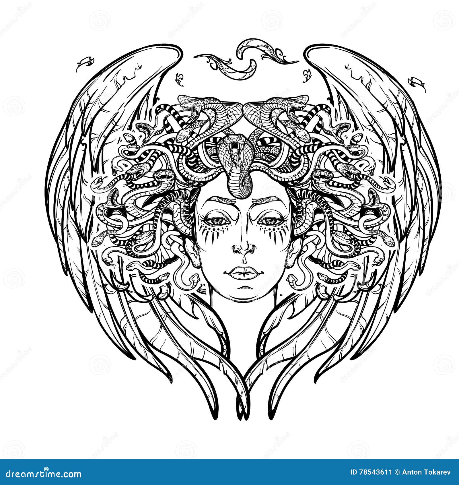 Medusa sketch' Mouse Pad | Spreadshirt