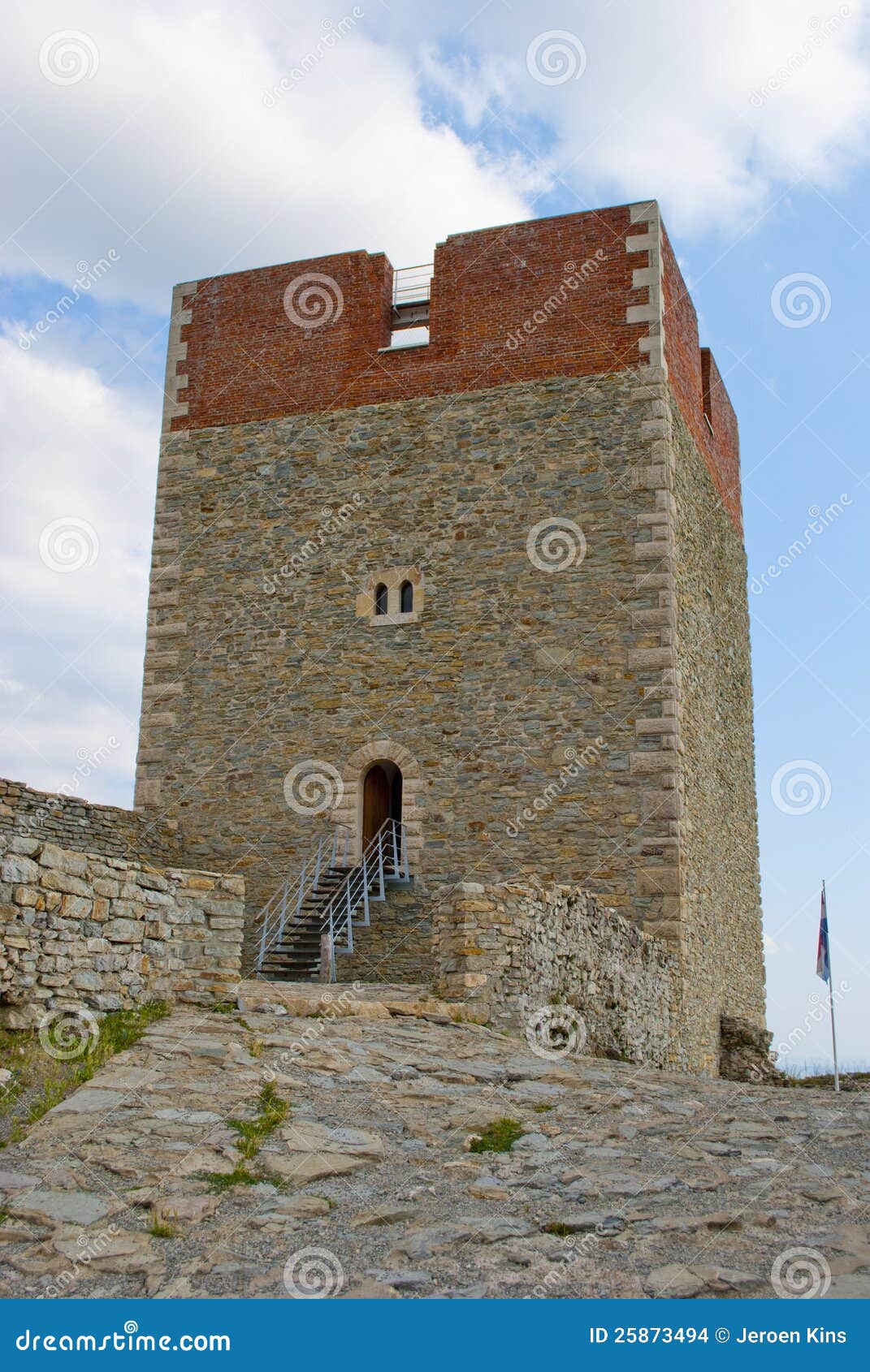 Medvedgrad castle Zagreb stock photo. Image of renovated 25873494