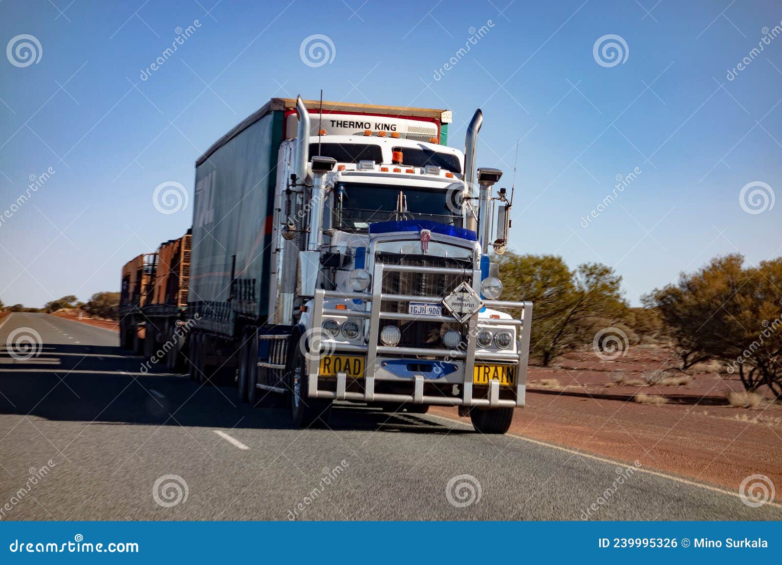 australian road train truck driver