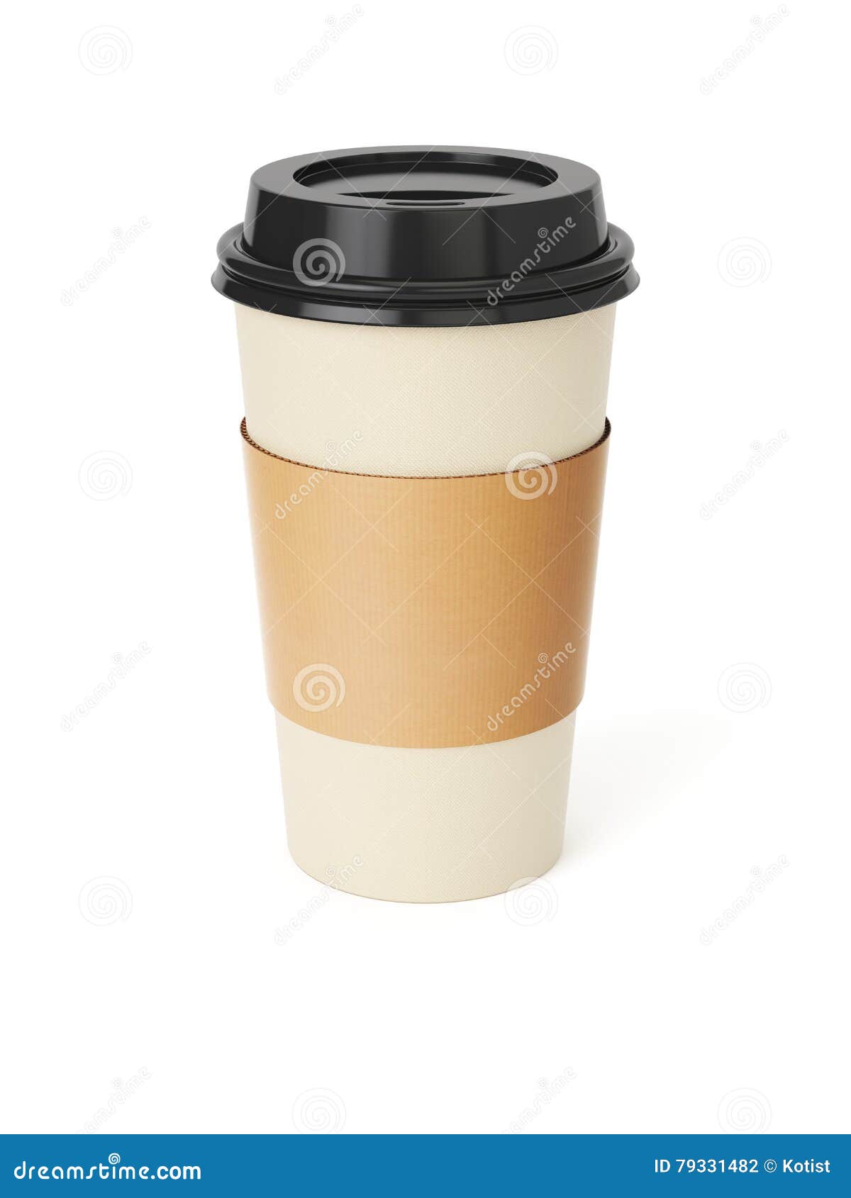 stam Onmiddellijk Permanent Meeneem Koffie in Thermokop Stock Illustratie - Illustration of voorwerp,  cafeïne: 79331482