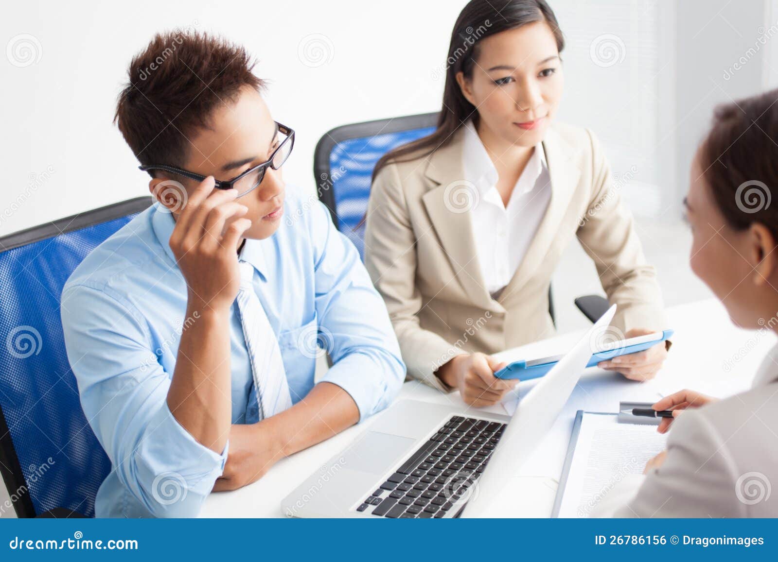 Meeting with consultant stock photo. Image of laptop 26786156
