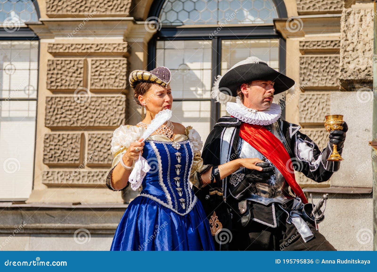 Meeting of Emperor Rudolph II. Liberec Fair Near Neo-renaissance Town ...