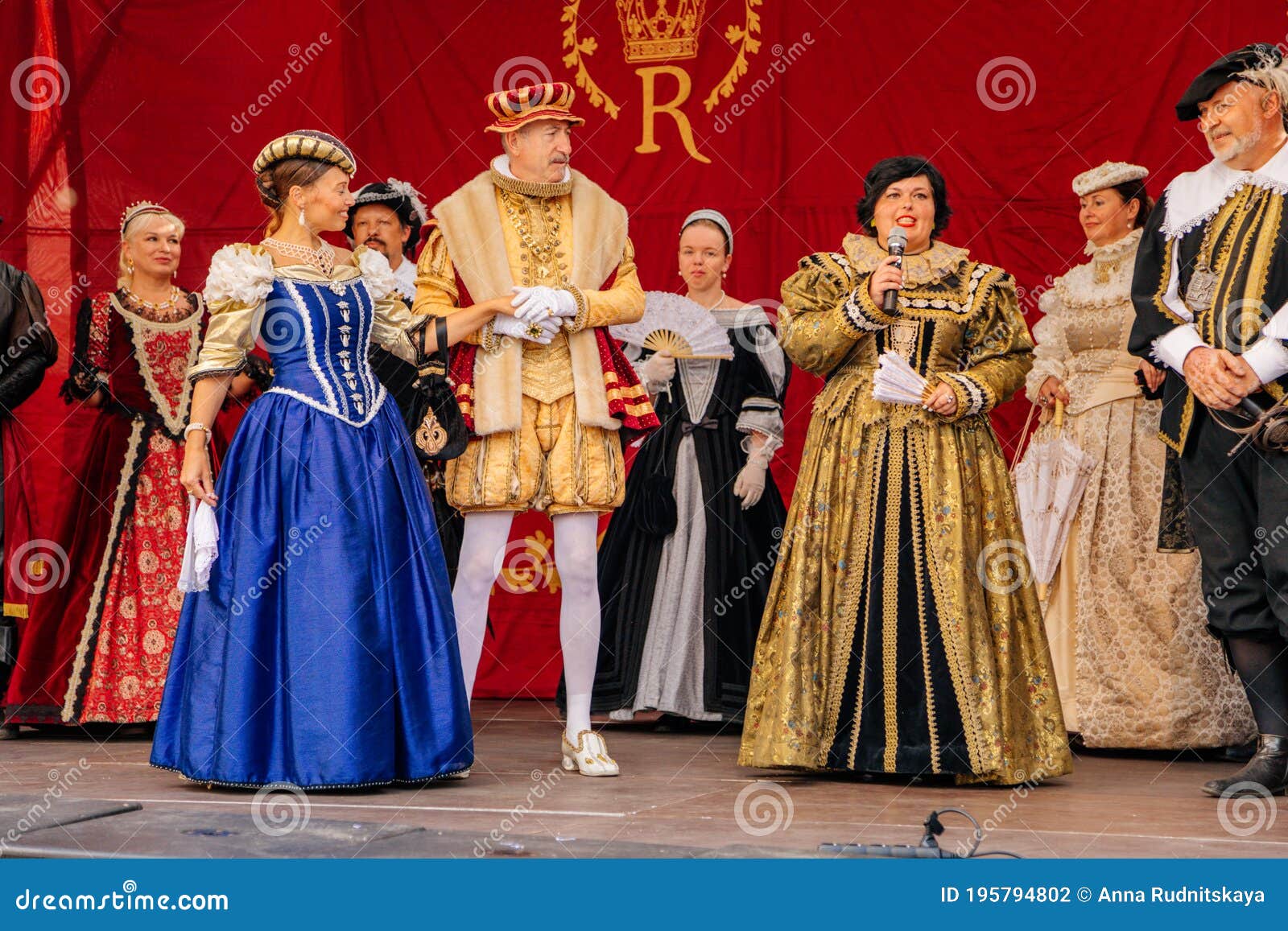 Meeting of Emperor Rudolph II. Liberec Fair Near Neo-renaissance Town ...