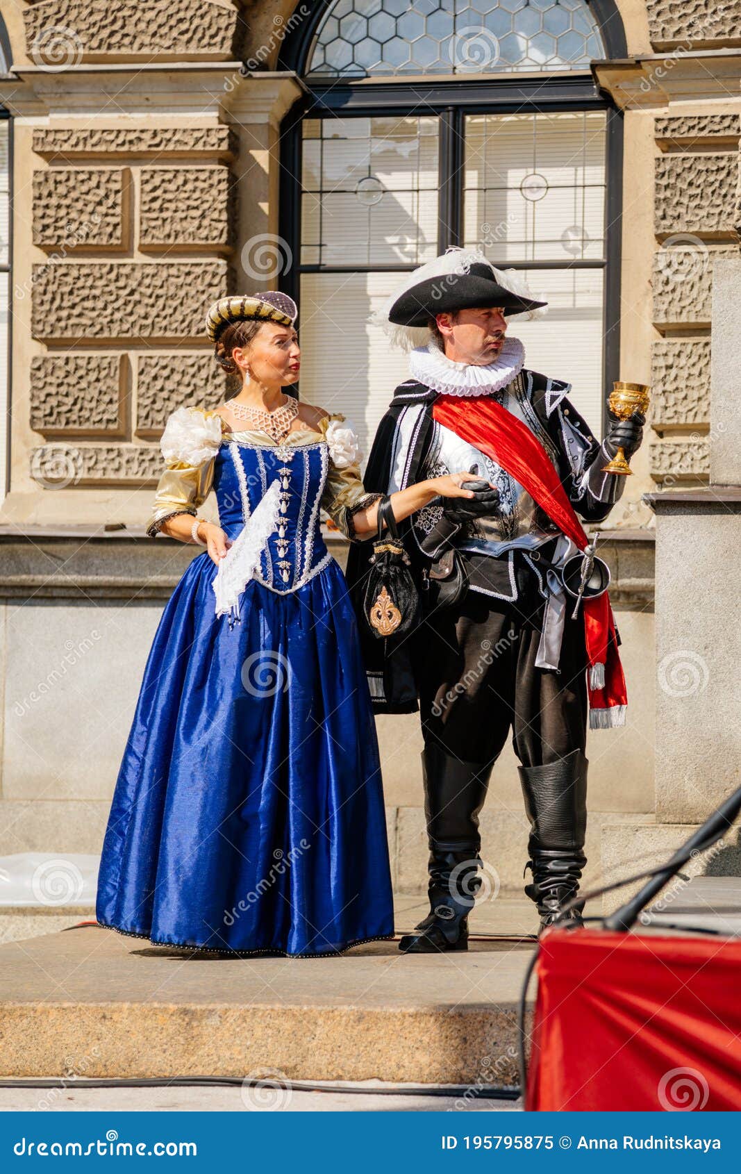 Meeting of Emperor Rudolph II. Liberec Fair Near Neo-renaissance Town ...