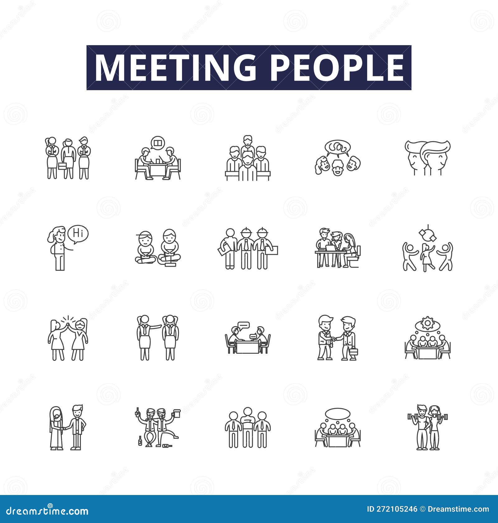 Fellowshipping cartoons illustrations vector stock images 8
