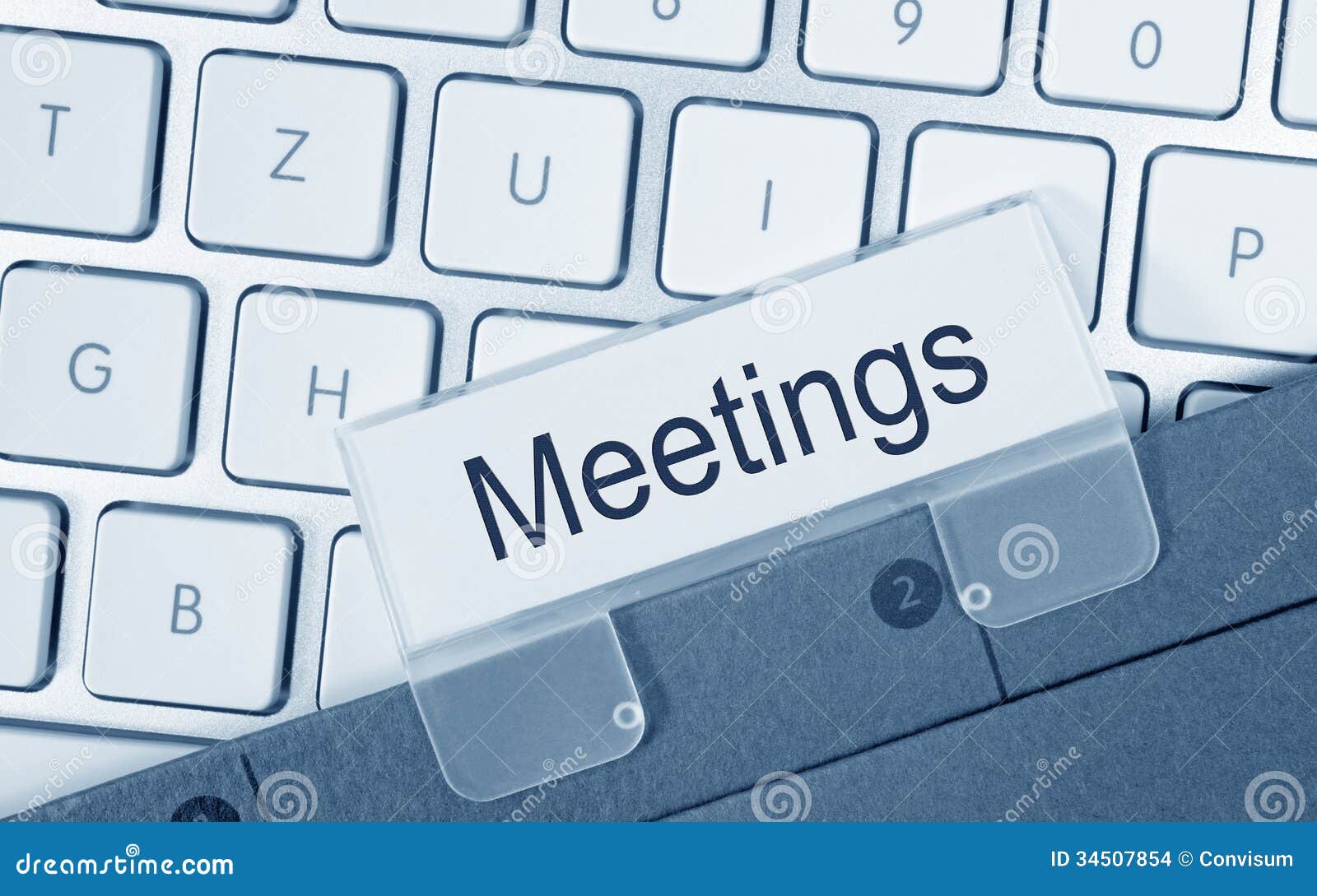 meetings folder on computer