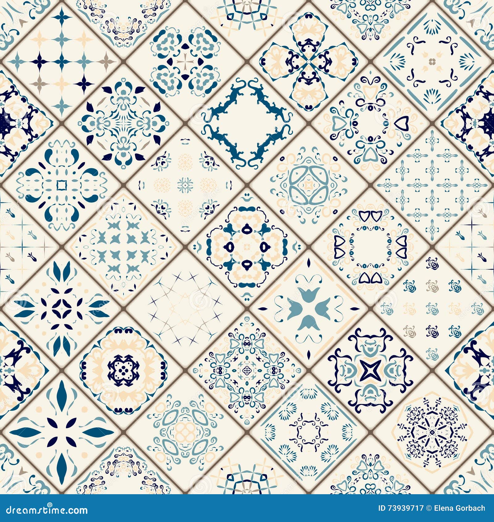 mega gorgeous seamless patchwork pattern from colorful moroccan tiles, ornaments.