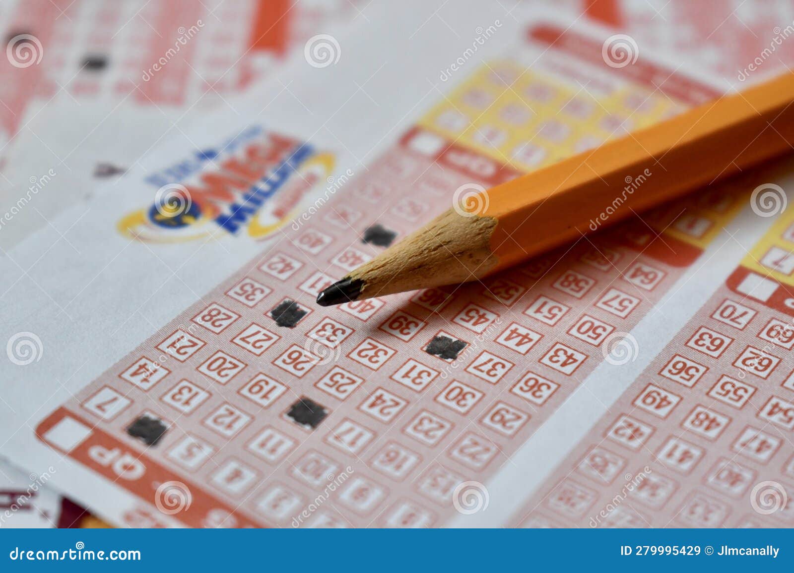 Mega Millions Lottery Ticket Editorial Stock Image Image of millions, lucky 279995429