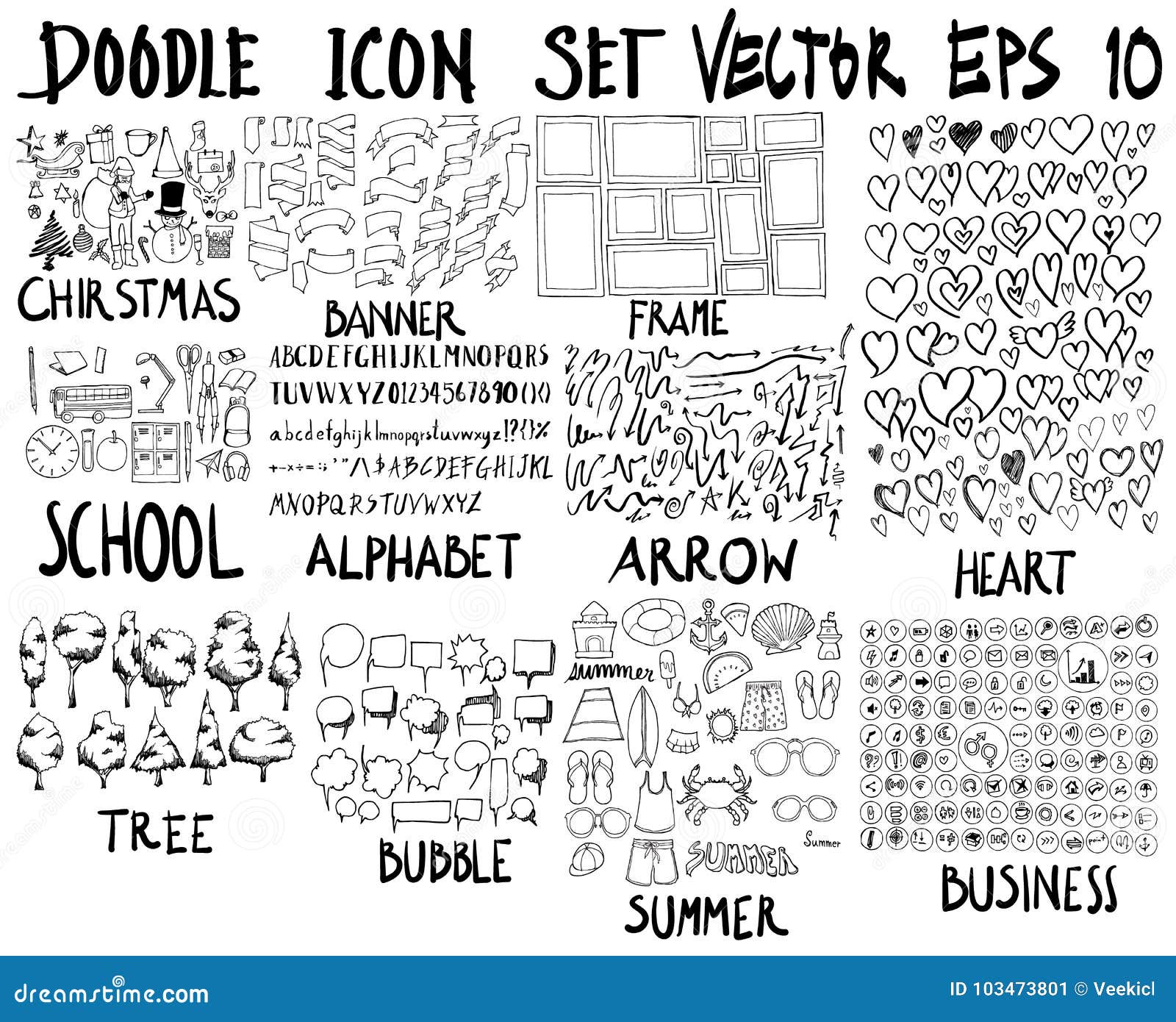 MEGA set of doodles Super collection