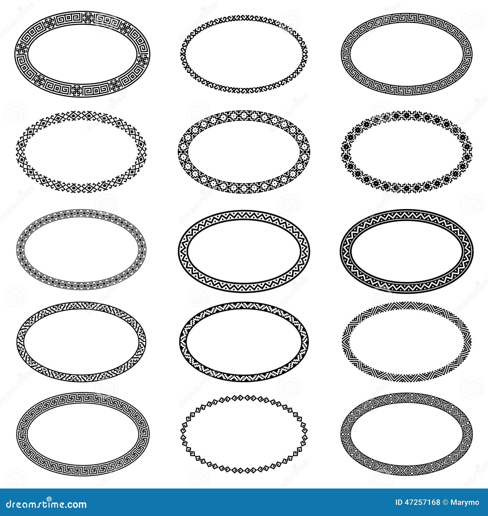 Download Mega Set Of 15 The Most Popular Ellipse Frames Stock ...