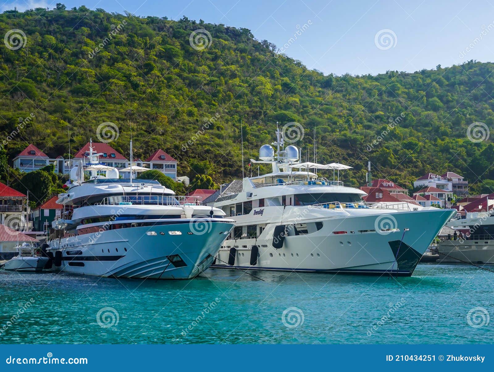 mega yachts st barts