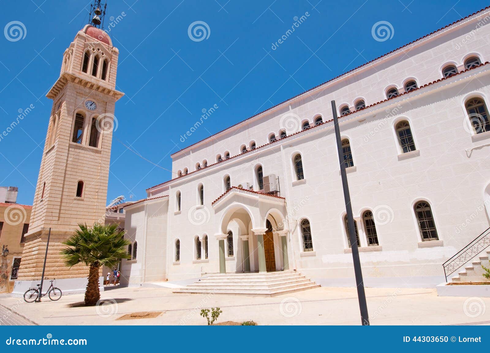 megalos antonios church in rethymnon city on the island of crete, greece.
