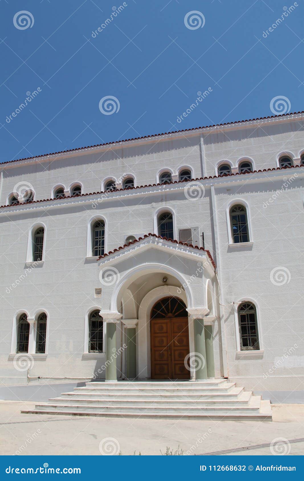 megalos antonios church in rethymnon city on the island of crete, greece
