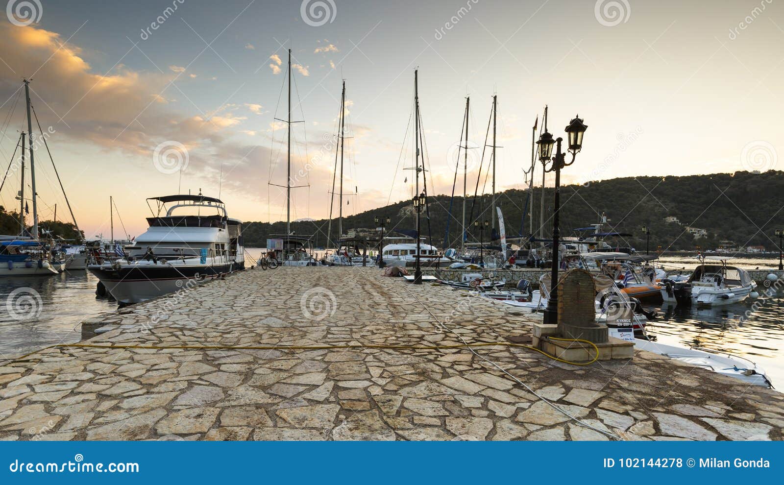 Meganisi. editorial stock photo. Image of spartochori - 102144278