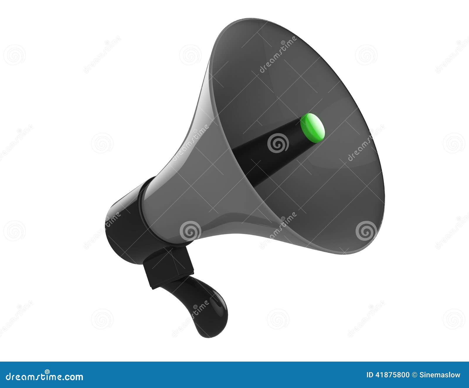 Megaphon 3d stock abbildung. Illustration von verkündigen 41875800