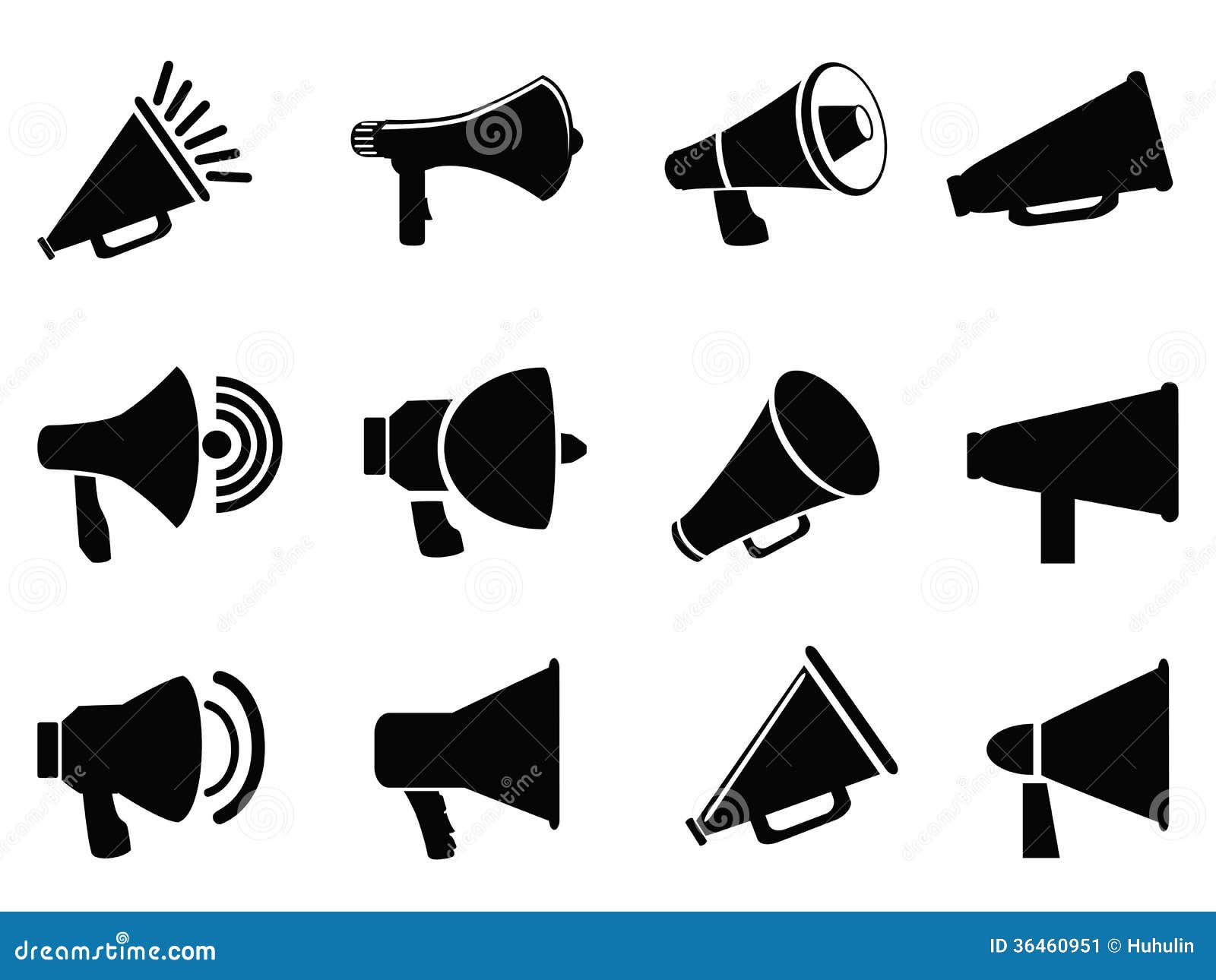 megaphone icons
