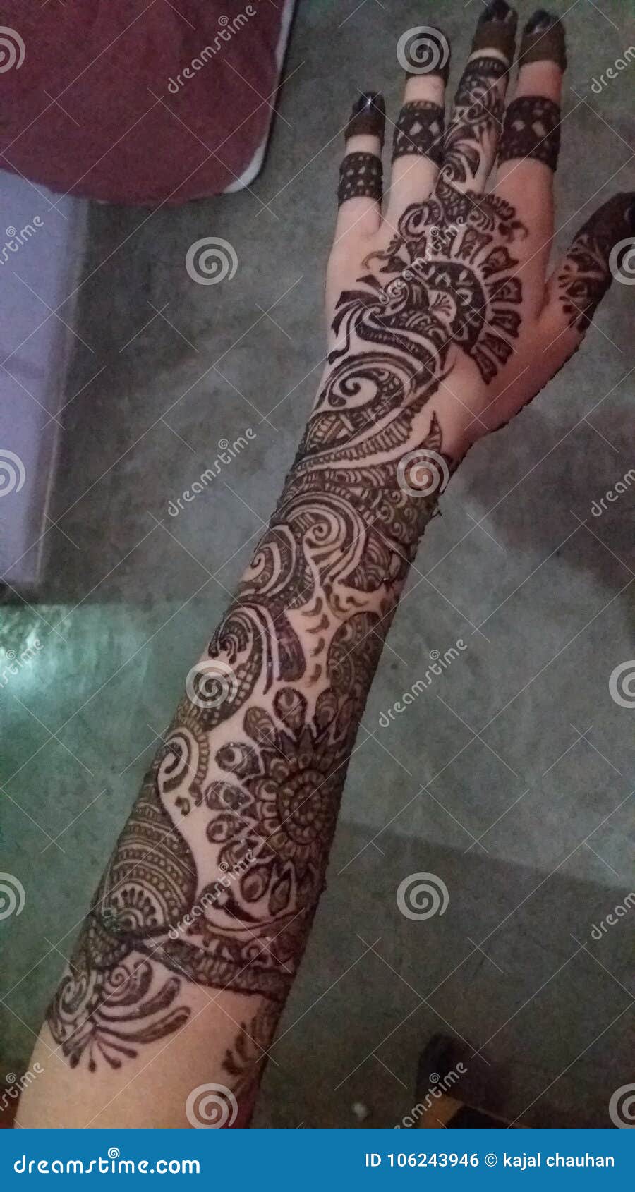 Mehandi latest design stock photo. Image of beautiful - 106243946