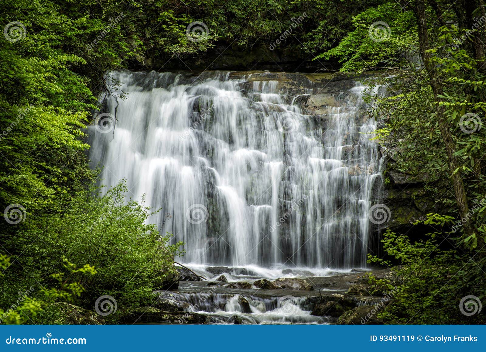 meigs falls in the great smoky mountains national park