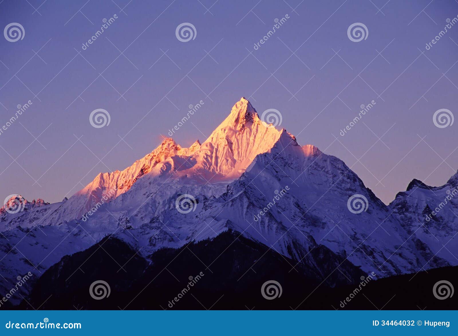 meili snow mountains at sunrise