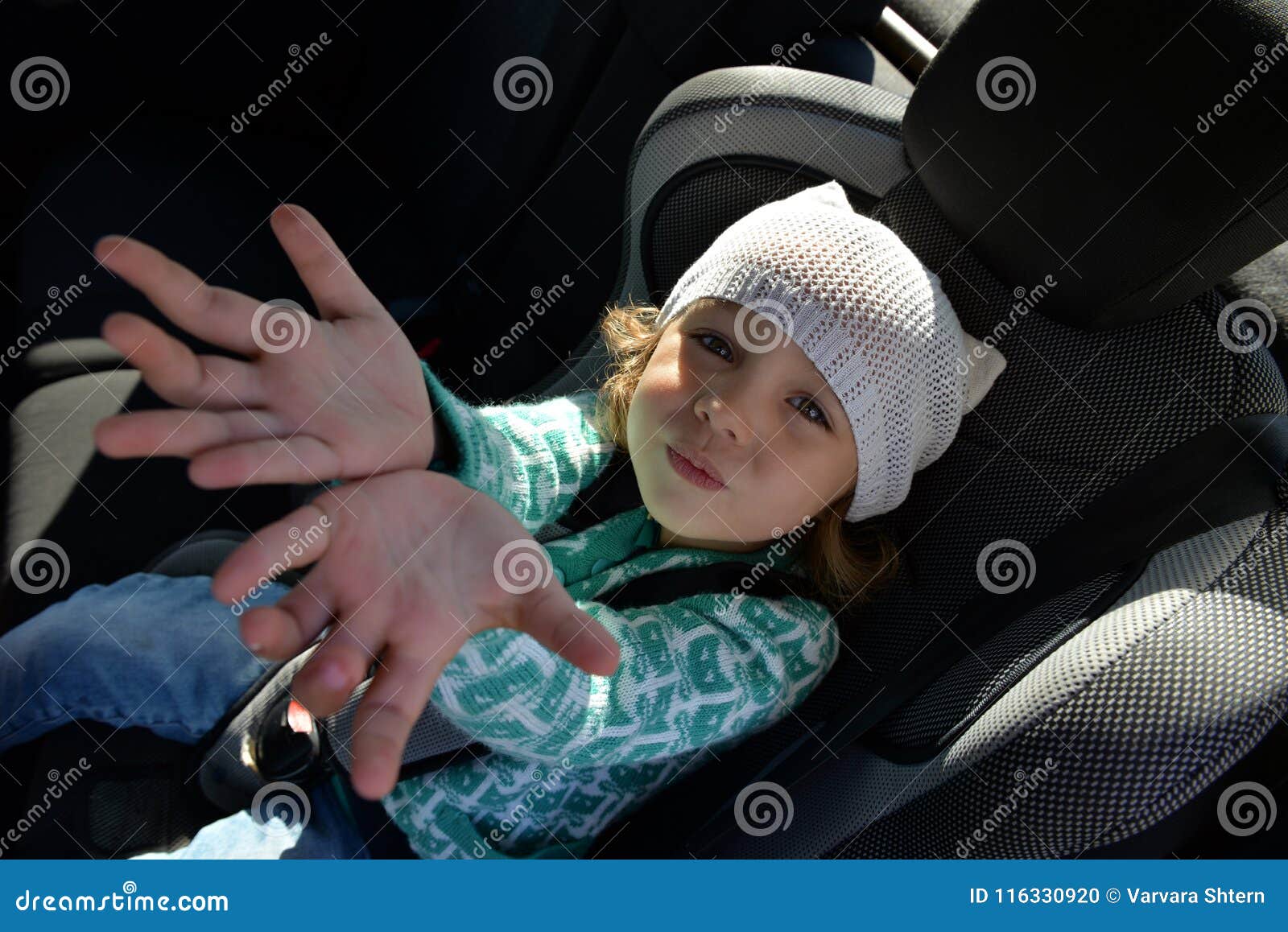 Meisje in de auto