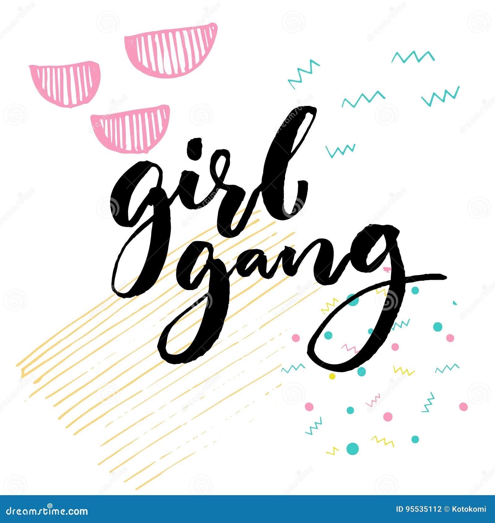 Girl lettering