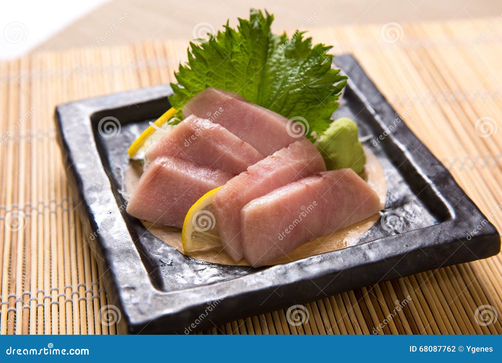 Mekajiki (Swordfish) Sashimi Stock Photo Image of bamboo, cuisine