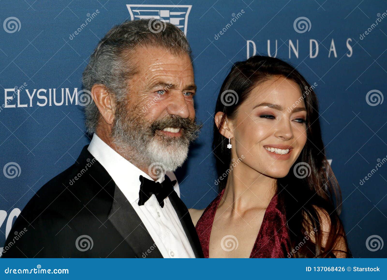 Mel Gibson and Rosalind Ross Editorial Photo Image of elysiums