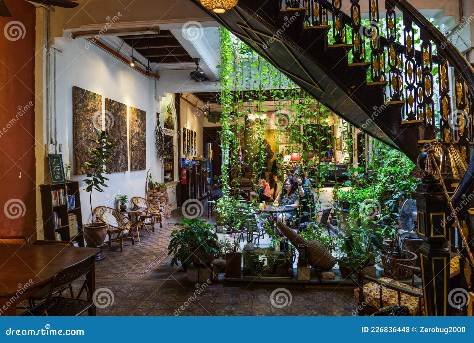 Melaka Heritage Hipster Cafe Editorial Stock Photo - Image of malaysia,  architecture: 226836448