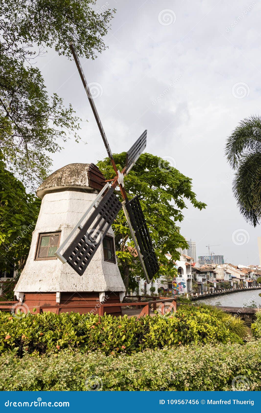 Melaka, Malaysia, December 11 2017: The Windmill Replica ...