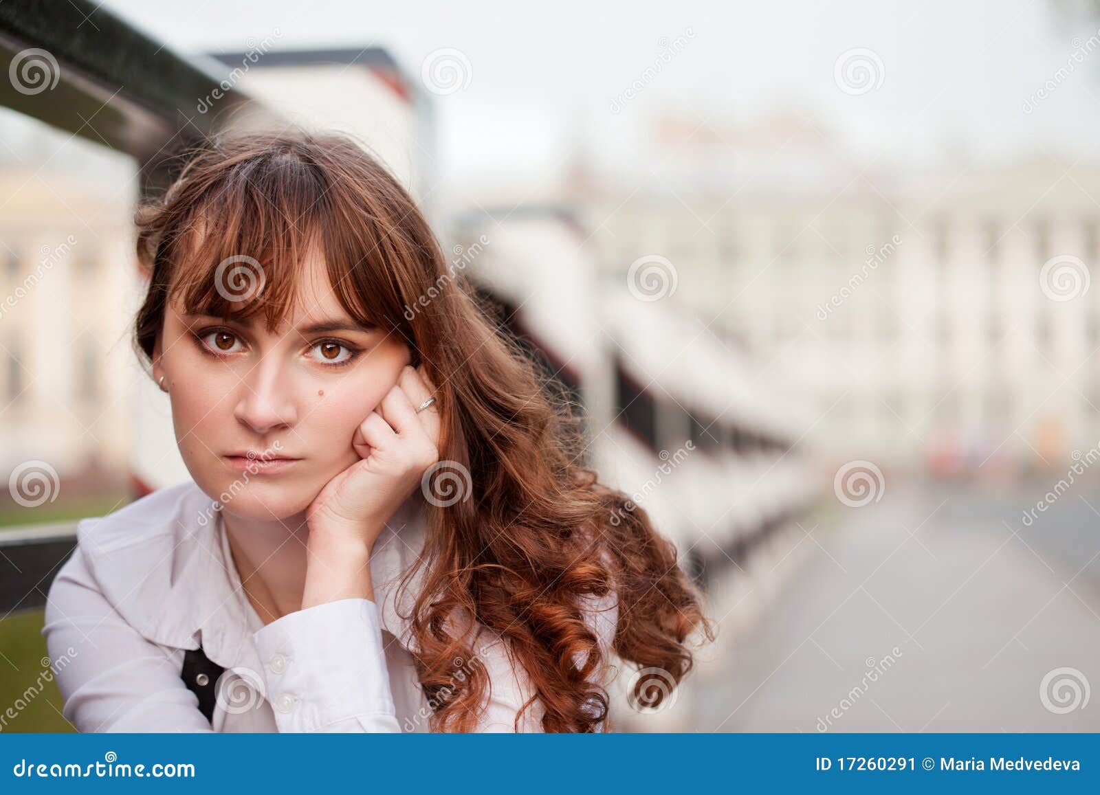 Melancholy beauty stock image. Image of adult, beauty 17260291