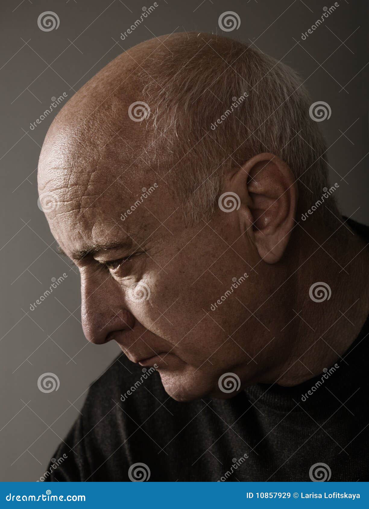 Melancholy mood stock image. Image of closeup, portrait 10857929