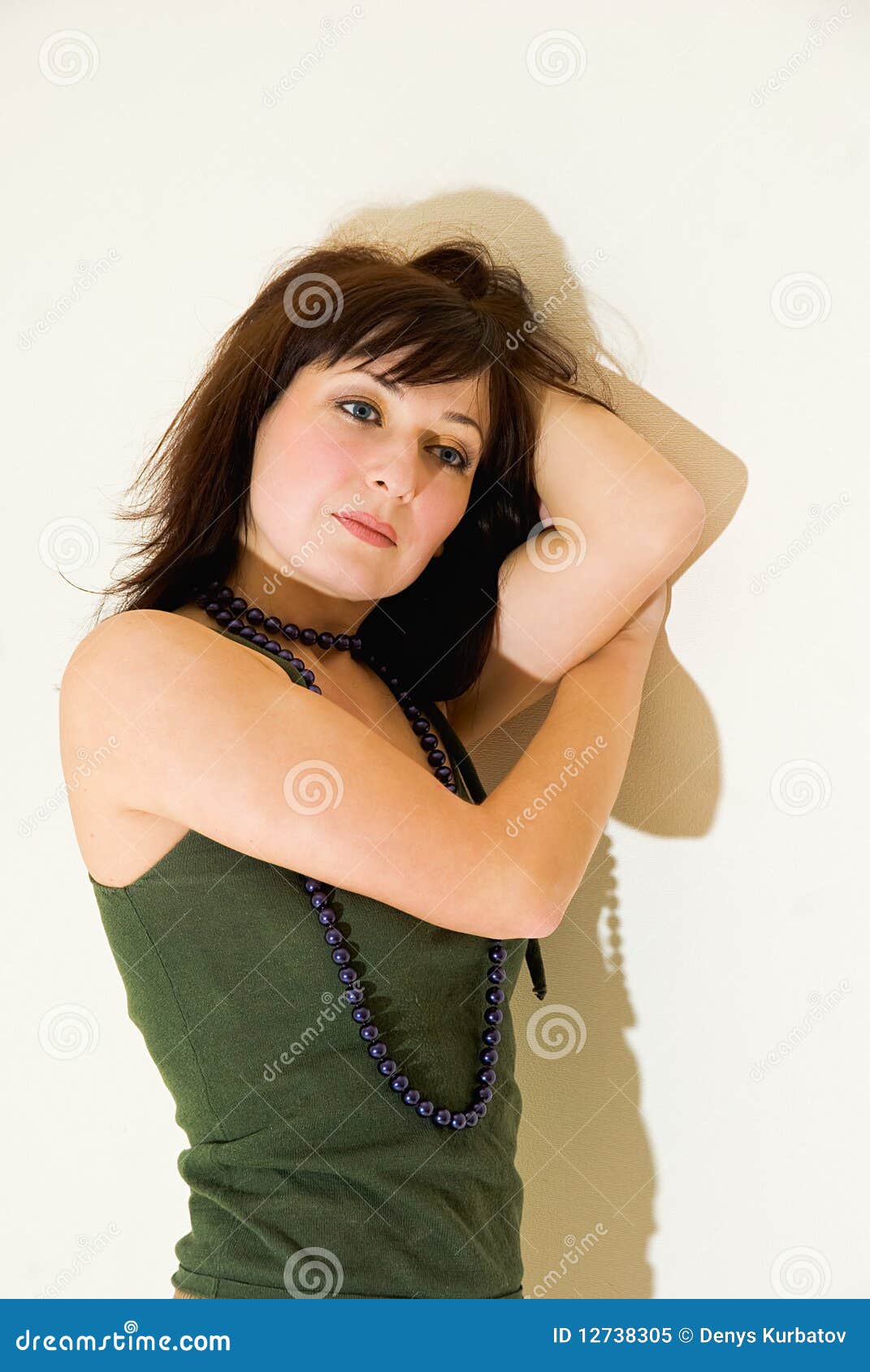 Melancholy mood stock image. Image of chestnut, sorrowful 12738305