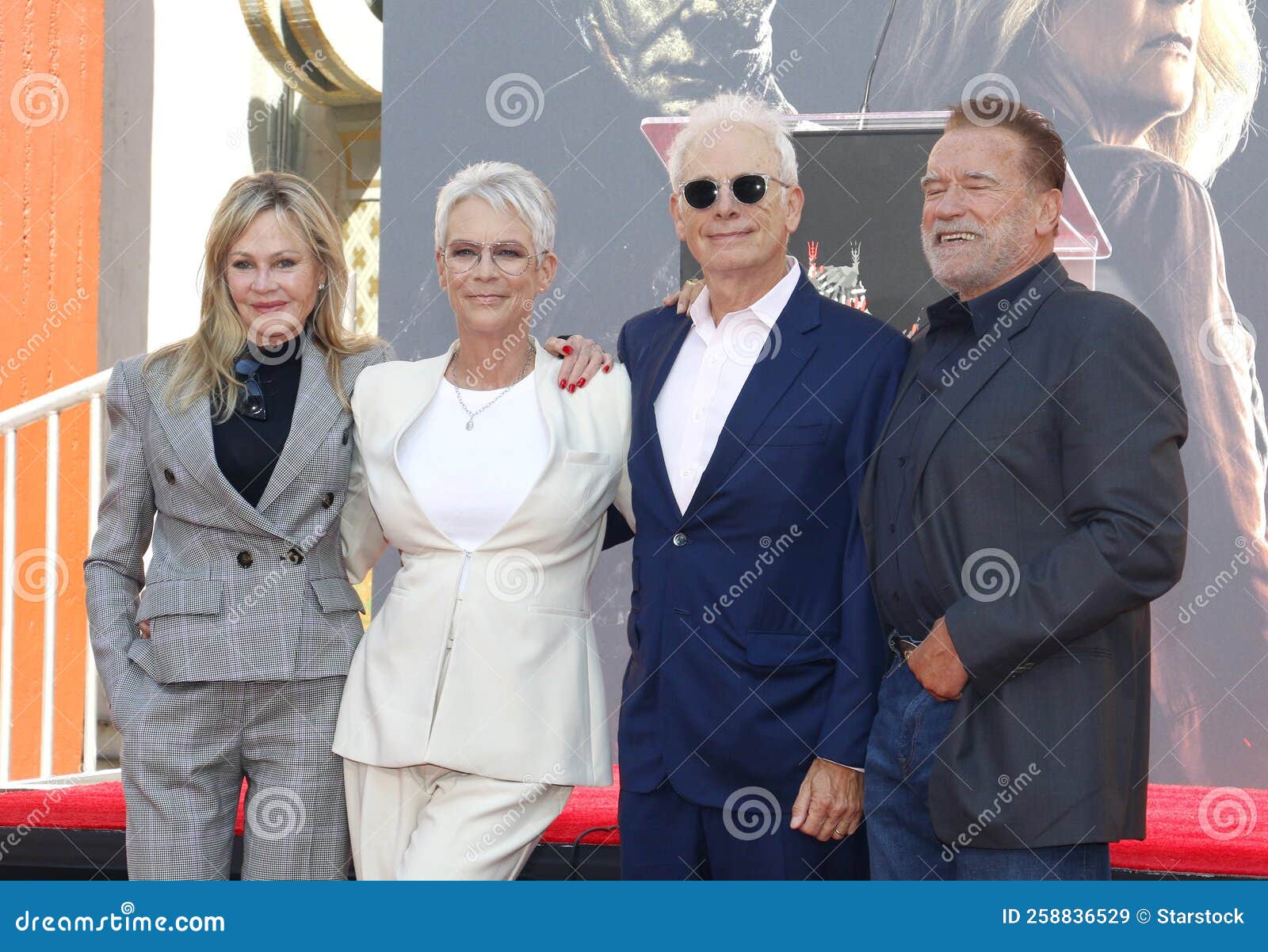 Melanie Griffith, Jamie Lee Curtis, Christopher Guest and Arnold  Schwarzenegger Editorial Stock Image - Image of actor, actors: 258836529