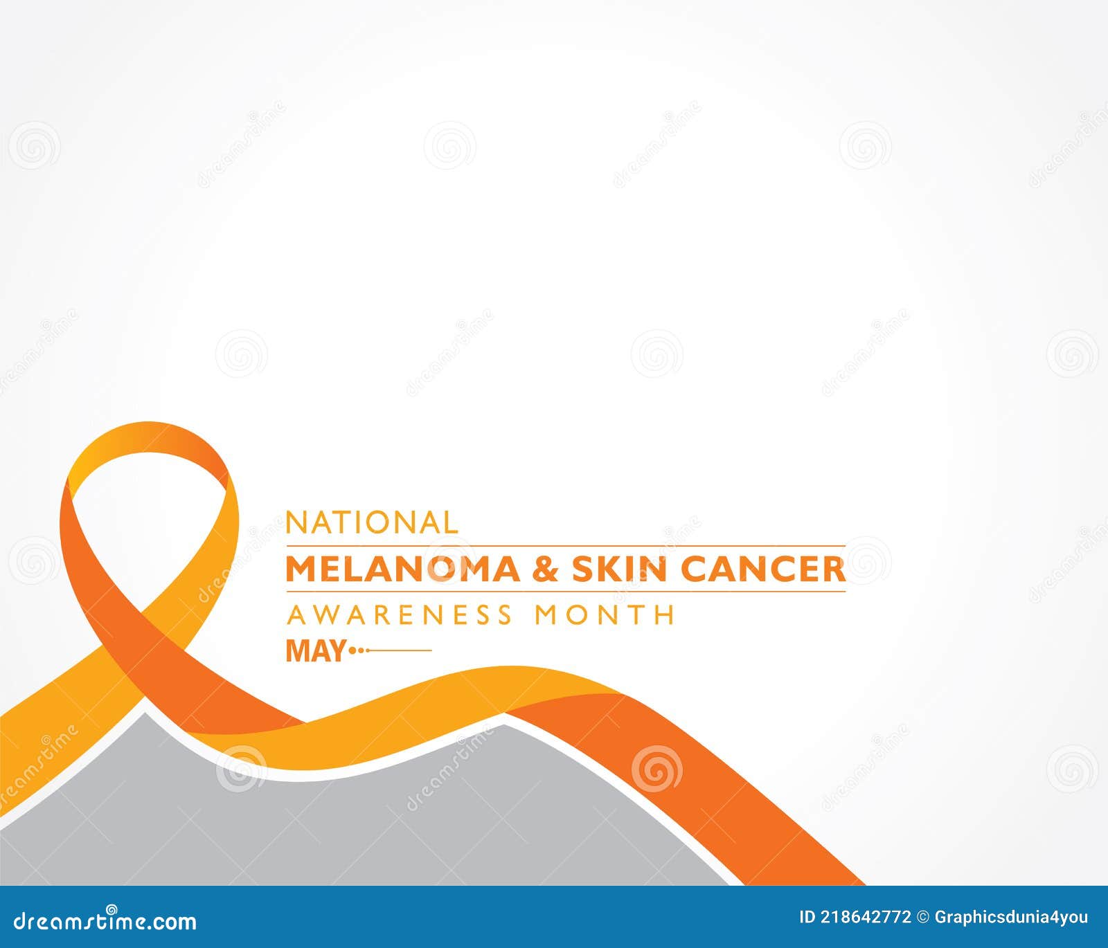 National Melanoma Skin Cancer Detection And Prevention Month Background