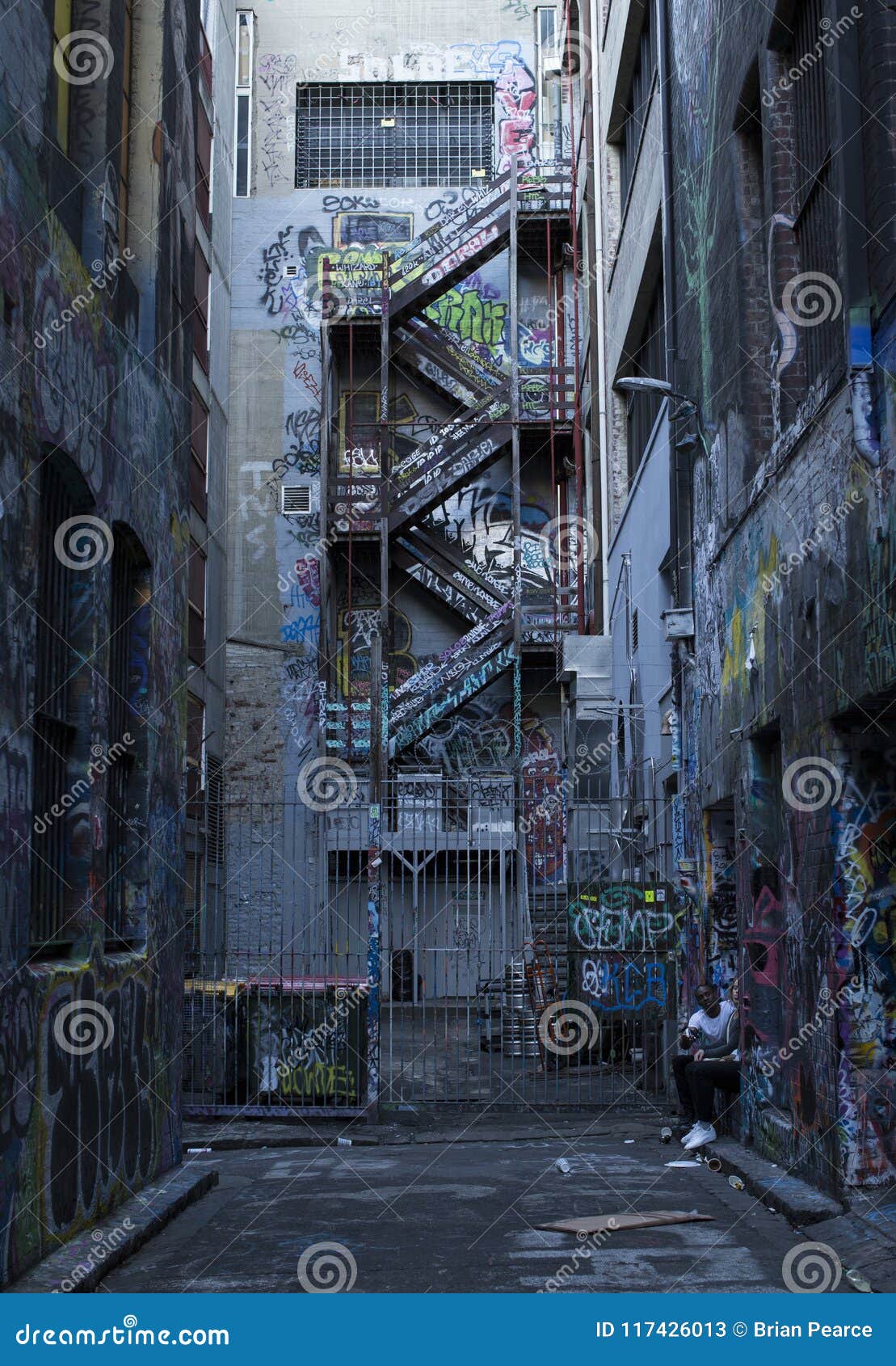 Melbourne Alley Wall Art Editorial Stock Photo Image Of Grafiti 117426013