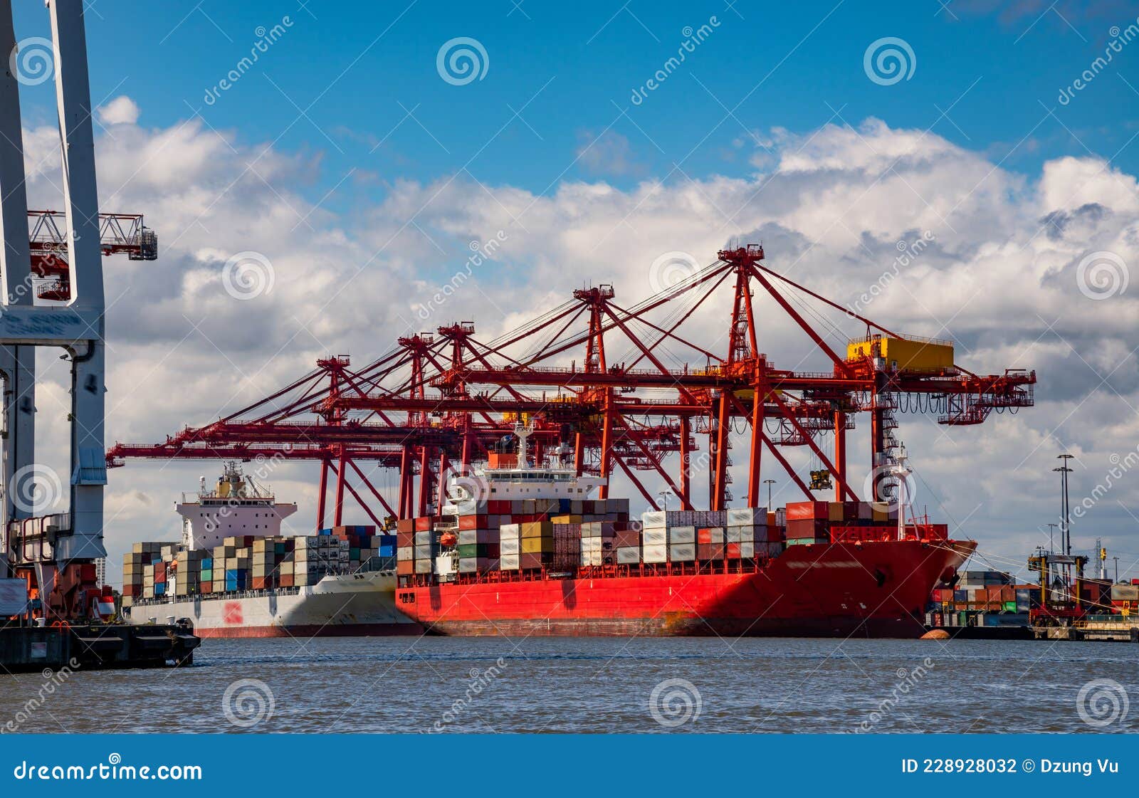 Melbourne, Australia Port of Melbourne Docks Stock Photo Image of
