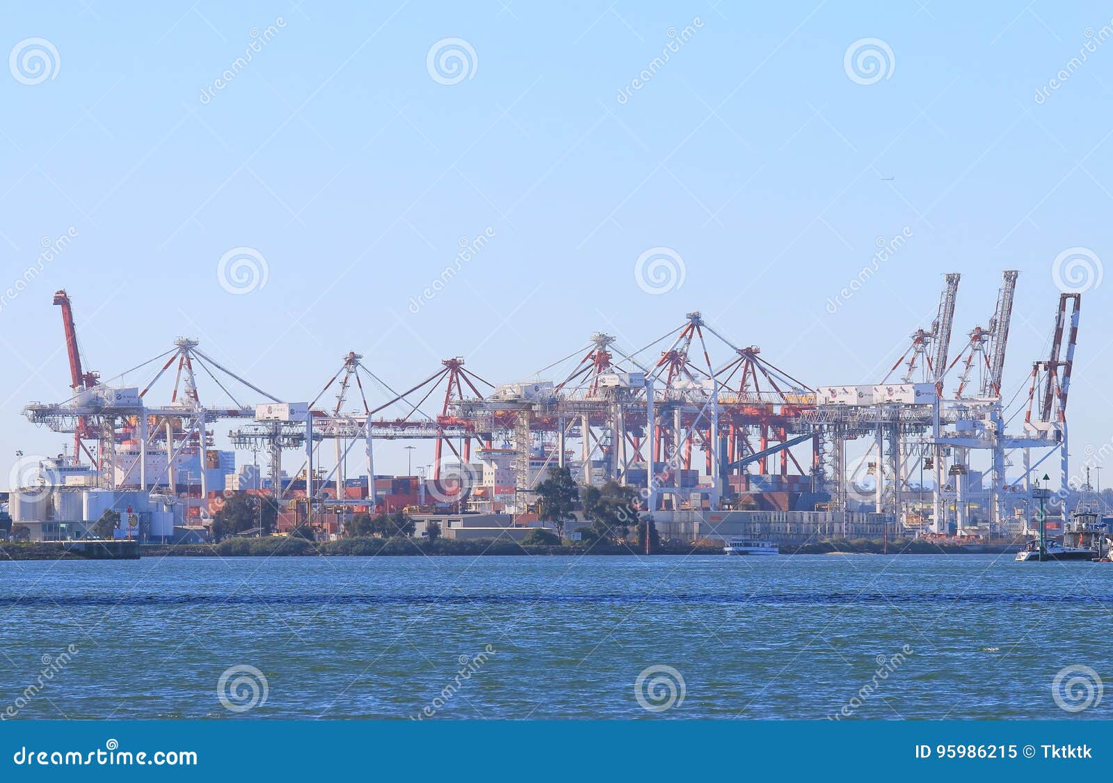 Melbourne Industrial Port Australia Editorial Image Image of import