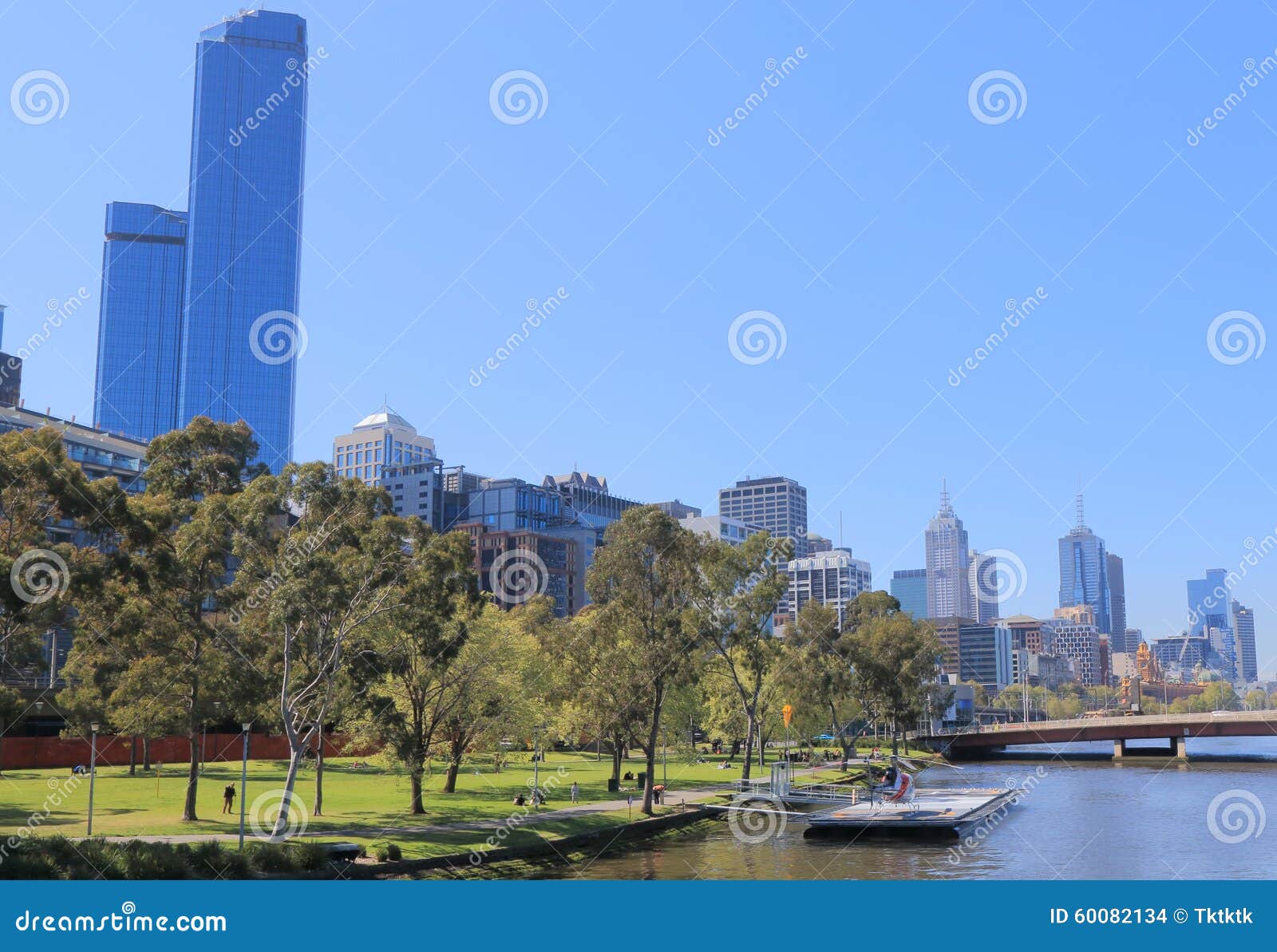 Melbourne Waterfront Cityscape Australia Editorial Stock Image Image