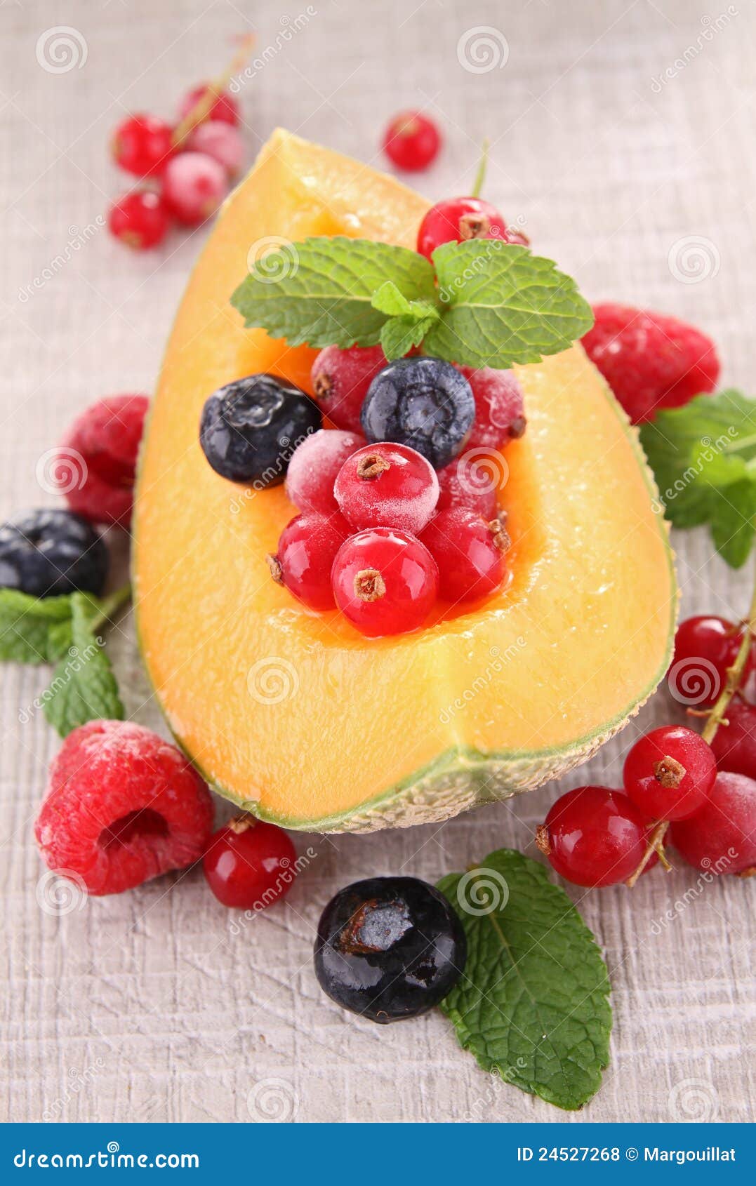 Melon and berries stock photo. Image of shot, diet, tasty 24527268