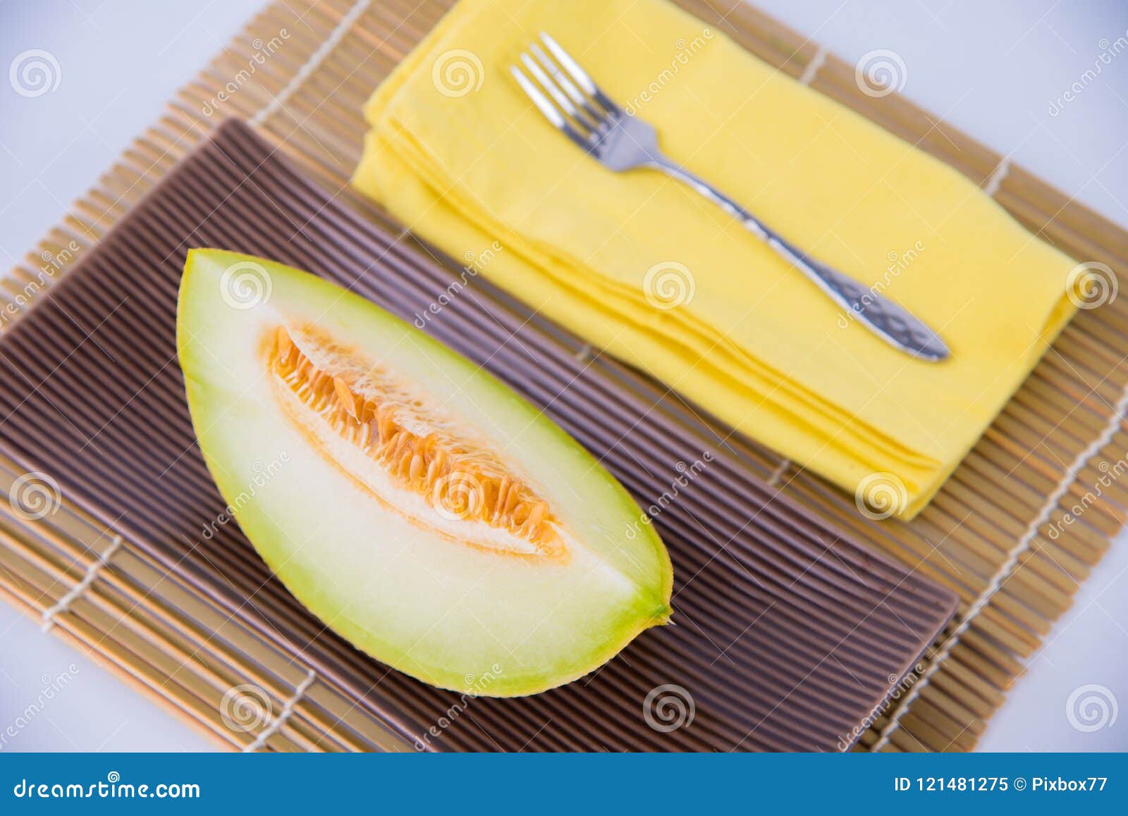 Melon fruit ready for eat stock image. Image of holland 121481275