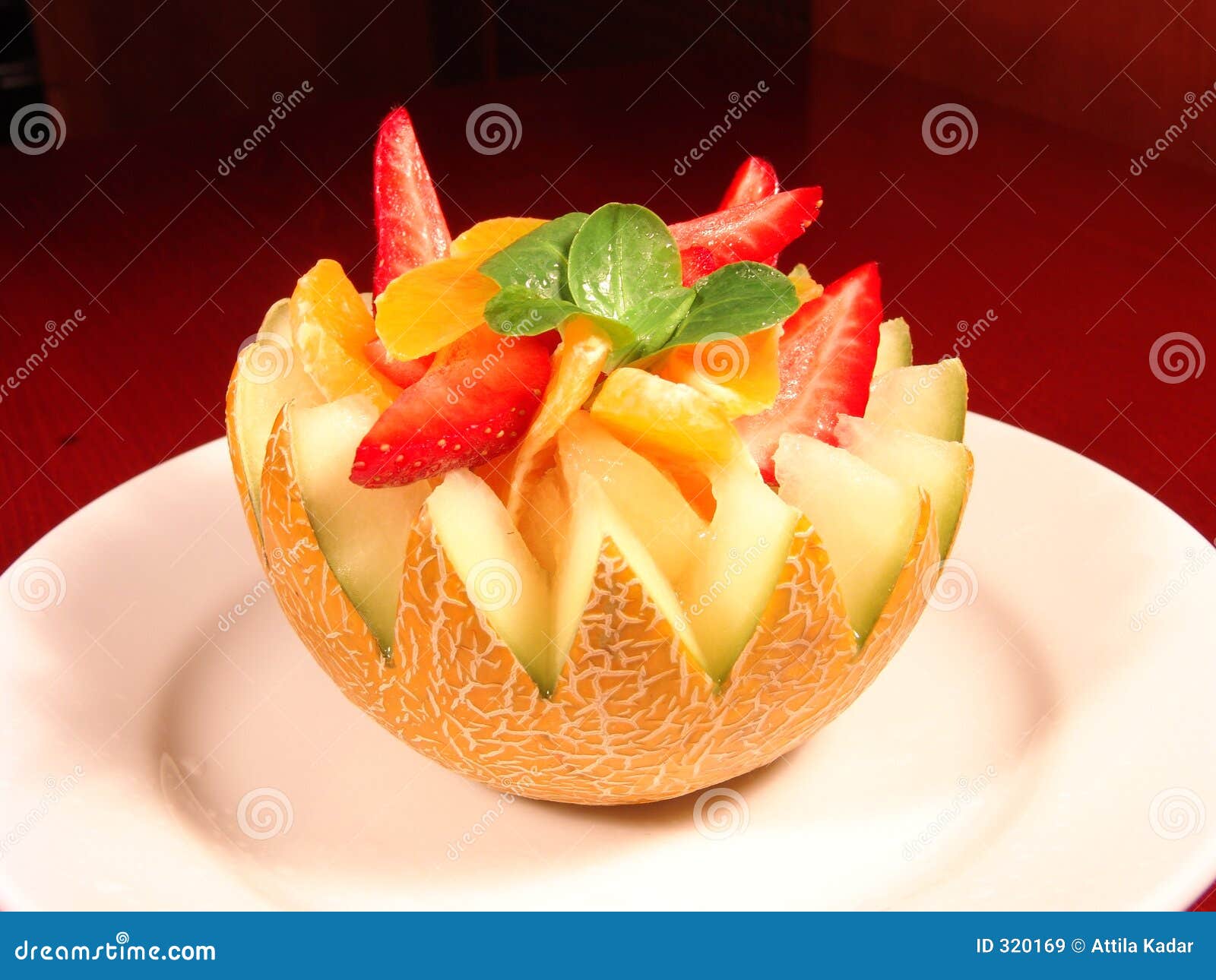 Melon Fruit Salad stock image. Image of fresh, fruity, sweet 320169