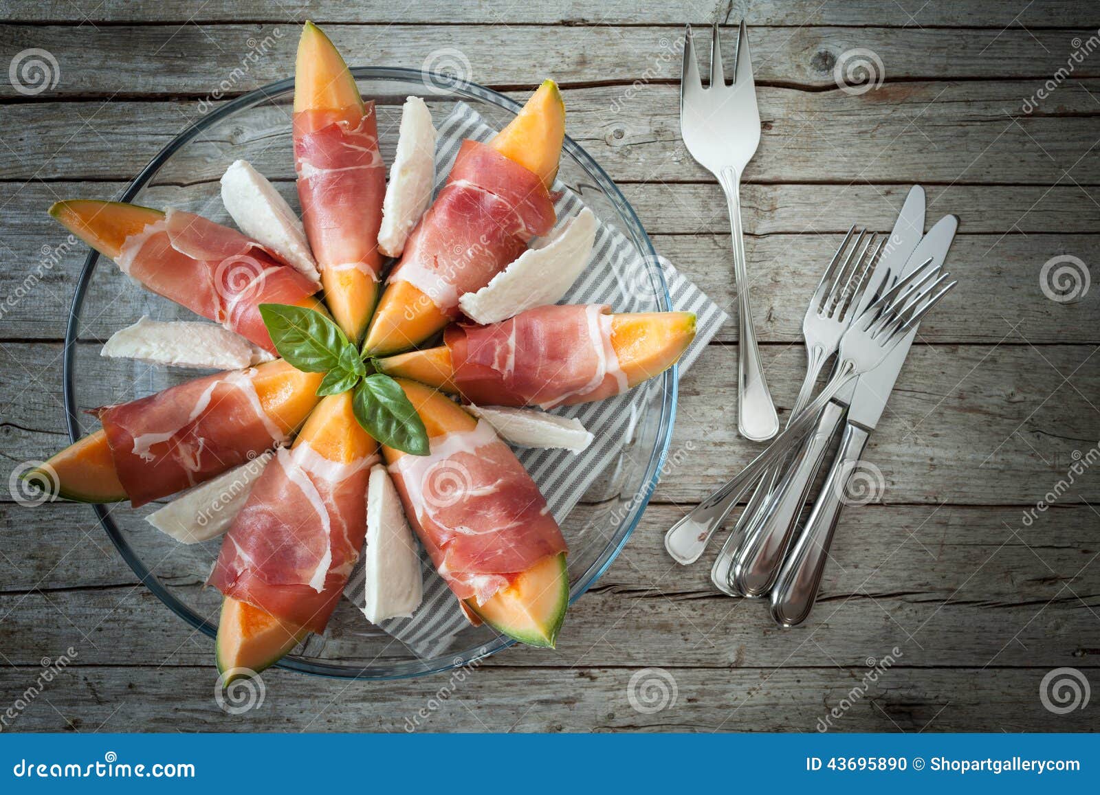 Prosciutto And Mozzarella Pie RoyaltyFree Stock Image CartoonDealer