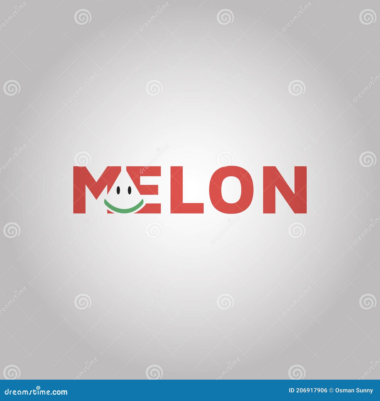 Melon Vector Logo Design Template Idea Stock Vector Illustration of