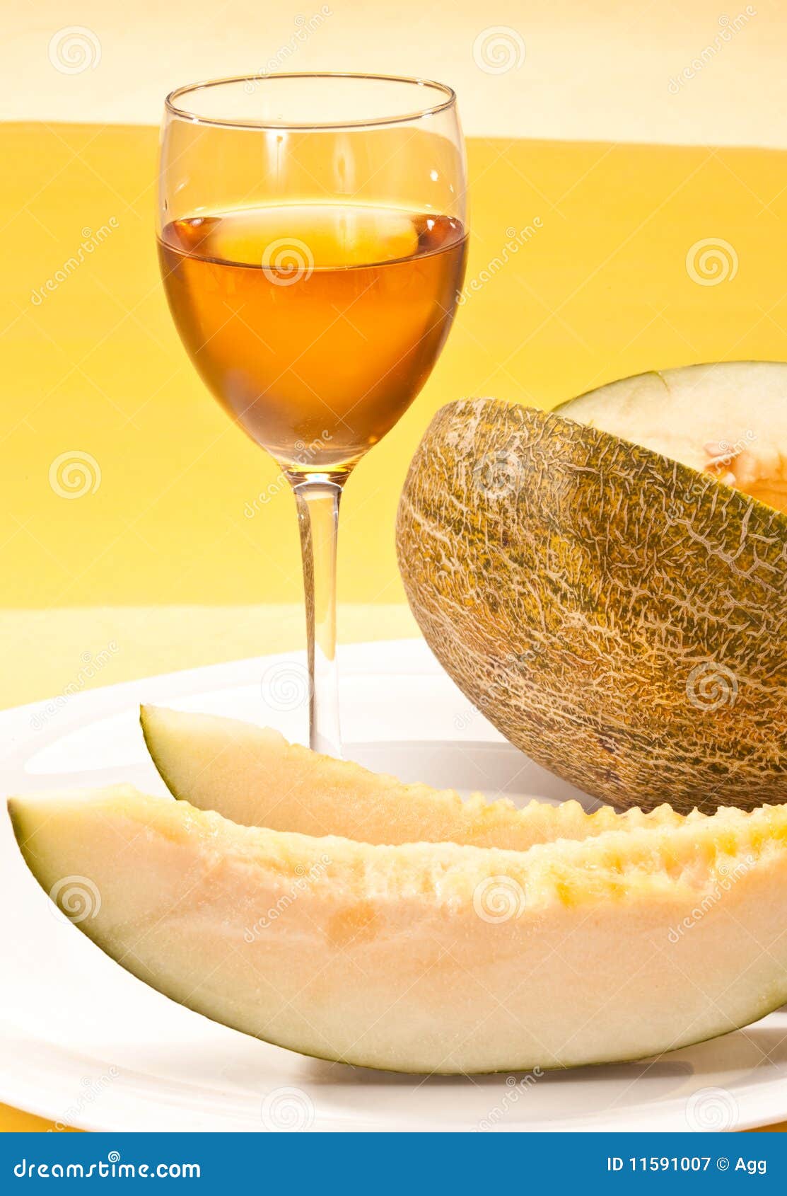 Melon and wine stock image. Image of delicious, wine 11591007