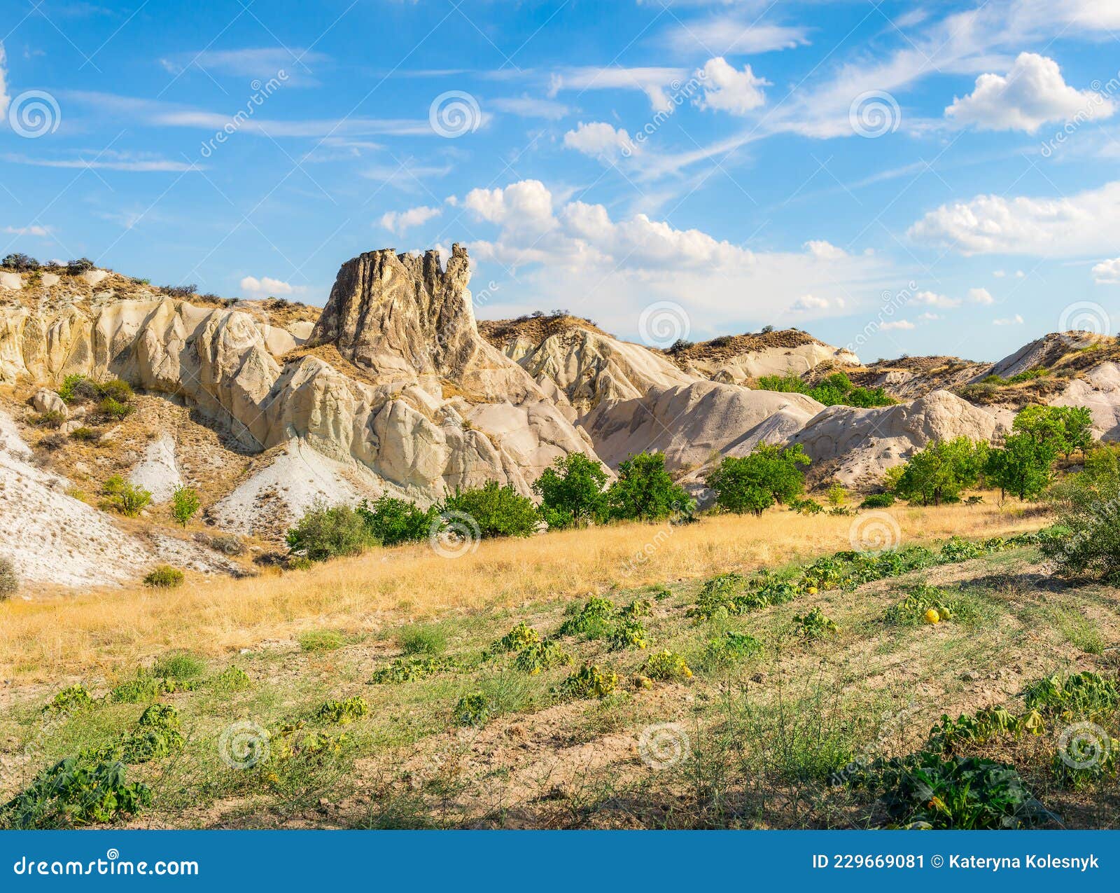 Melons in mountains stock image. Image of famous, mountain 229669081
