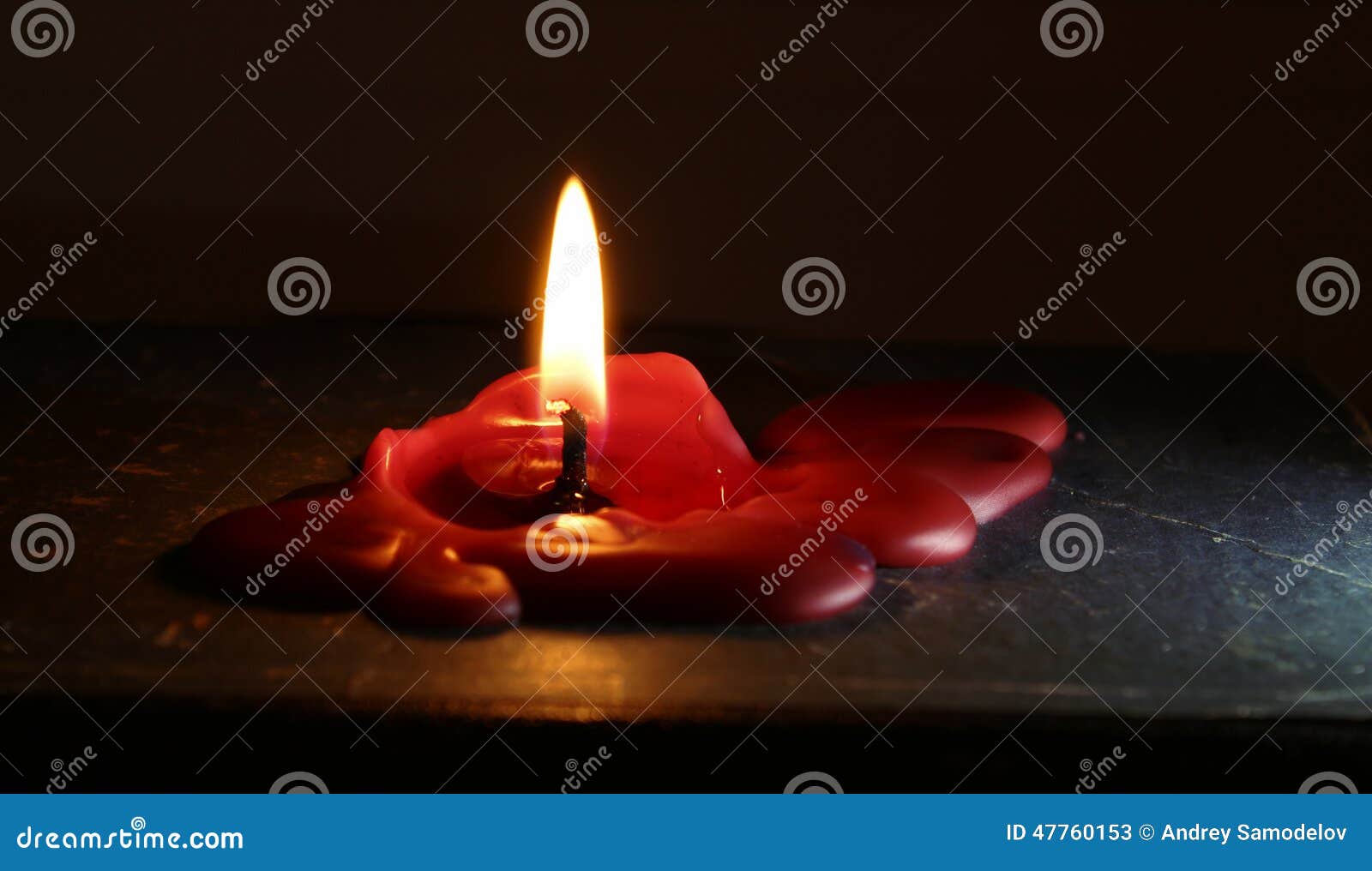 Melted candles stock image. Image of darkness, fire, burn 47760153
