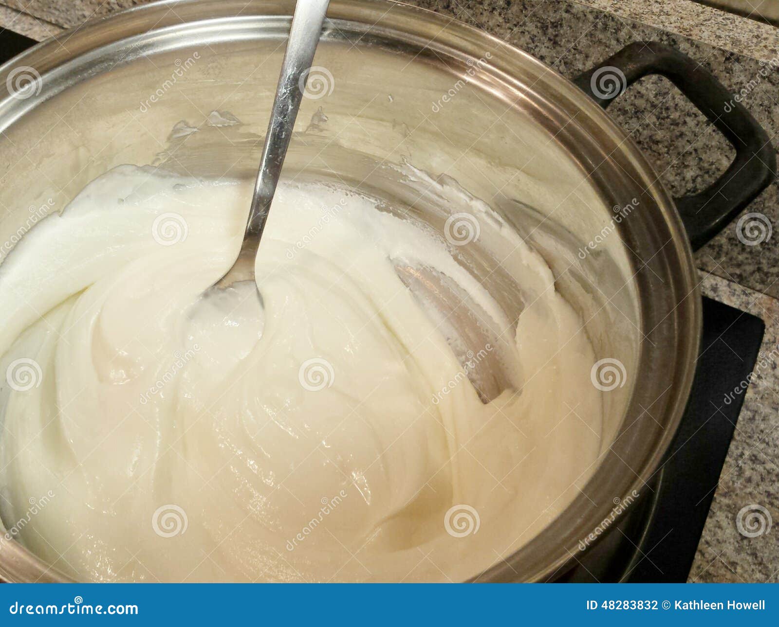 Melting Vanilla Candy Coating Stock Photo - Image of candy, desserts:  48283832