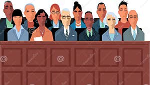 The Jury Royalty Free Stock Photography CartoonDealer 38165111